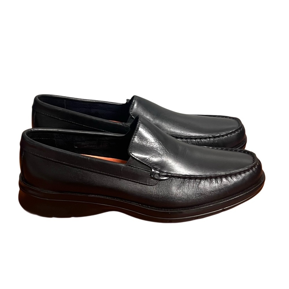 NWT Men’s Rockport Palmer Venetian Black Leather Loafer Size 11
